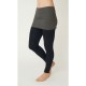 Smooth You Leggings Asquith Jet Black with Charcoal Marl Skirt